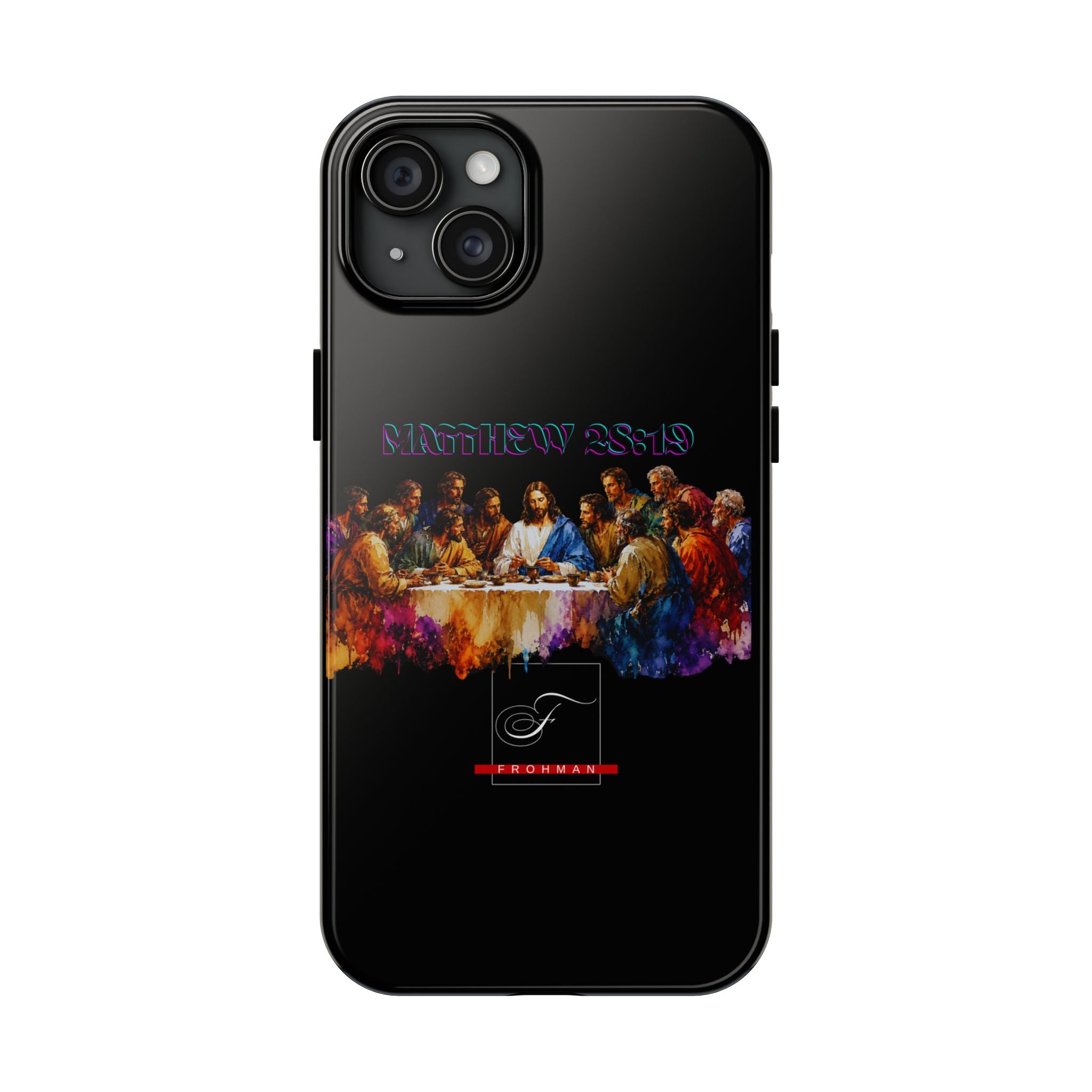 Last Supper Tough Phone Case – Colorful Jesus & Disciples Protective Cover