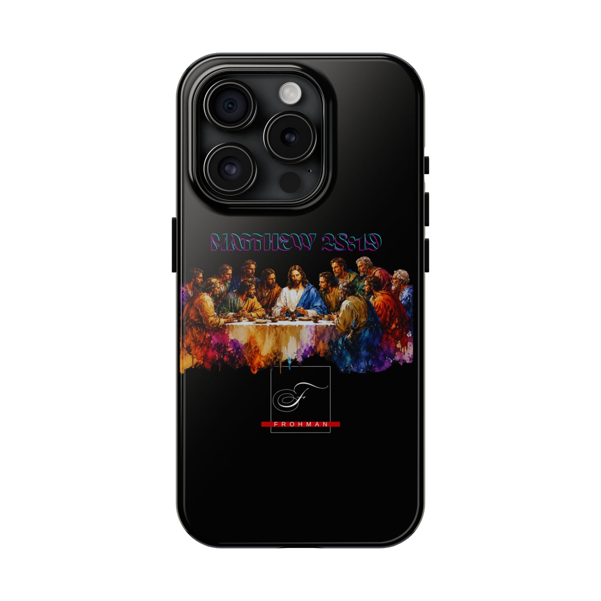 Last Supper Tough Phone Case – Colorful Jesus & Disciples Protective Cover