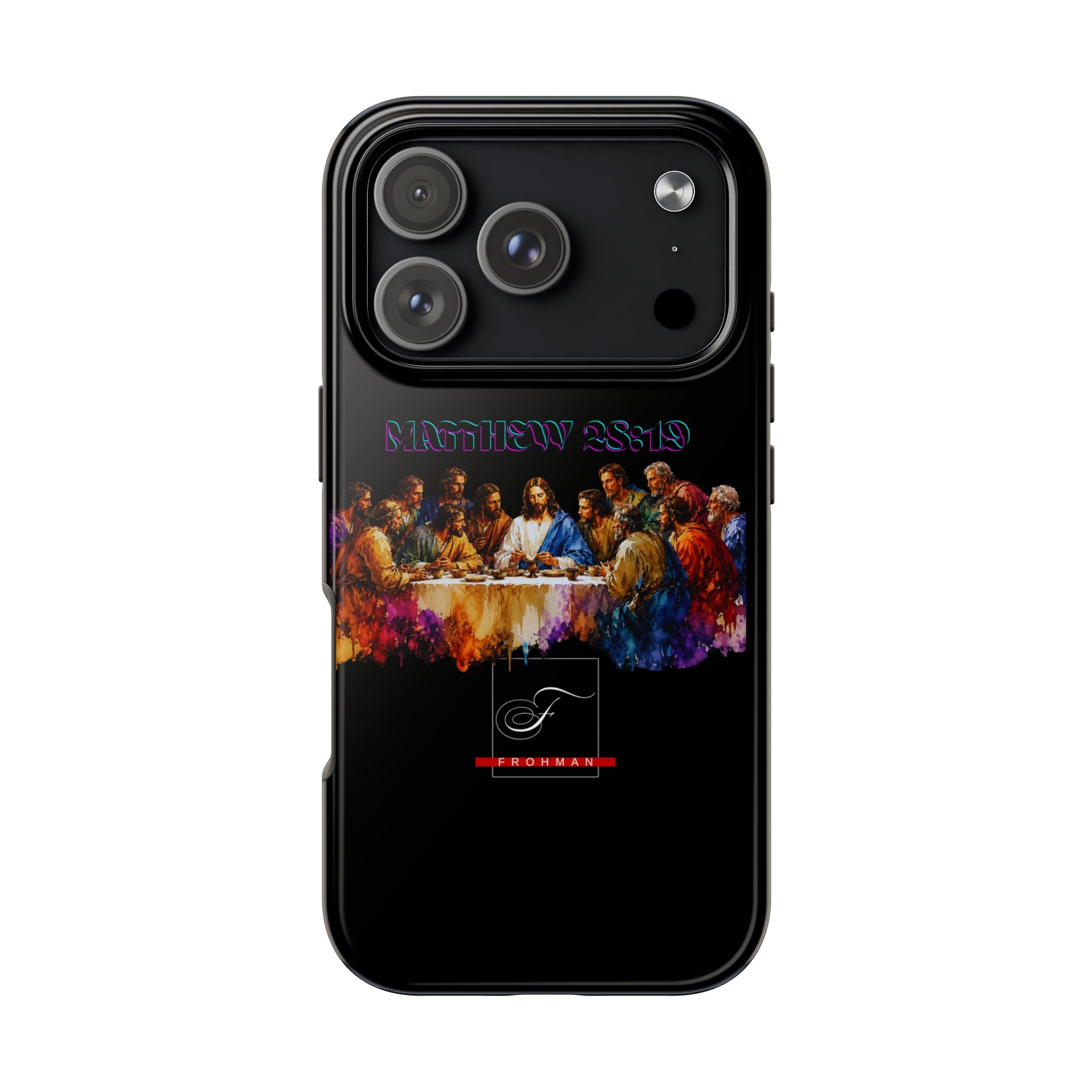 Last Supper Tough Phone Case – Colorful Jesus & Disciples Protective Cover
