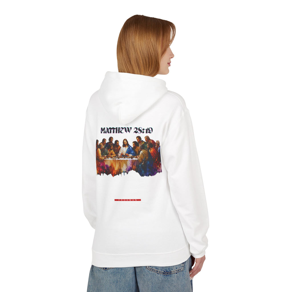 Last Supper Hoodie — "You Can Join Too" Christian Faith Hoodie (Matthew 28:18)