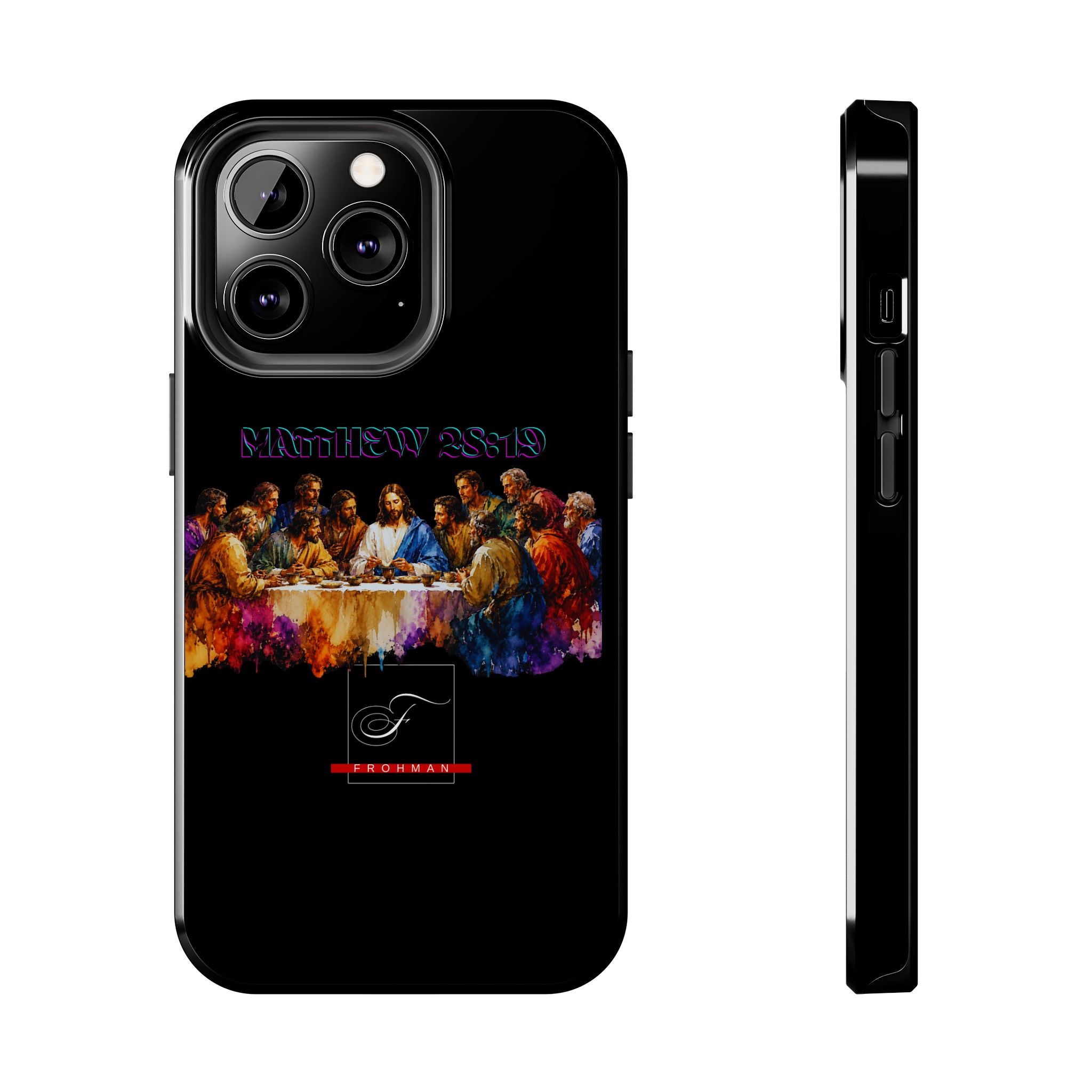 Last Supper Tough Phone Case – Colorful Jesus & Disciples Protective Cover