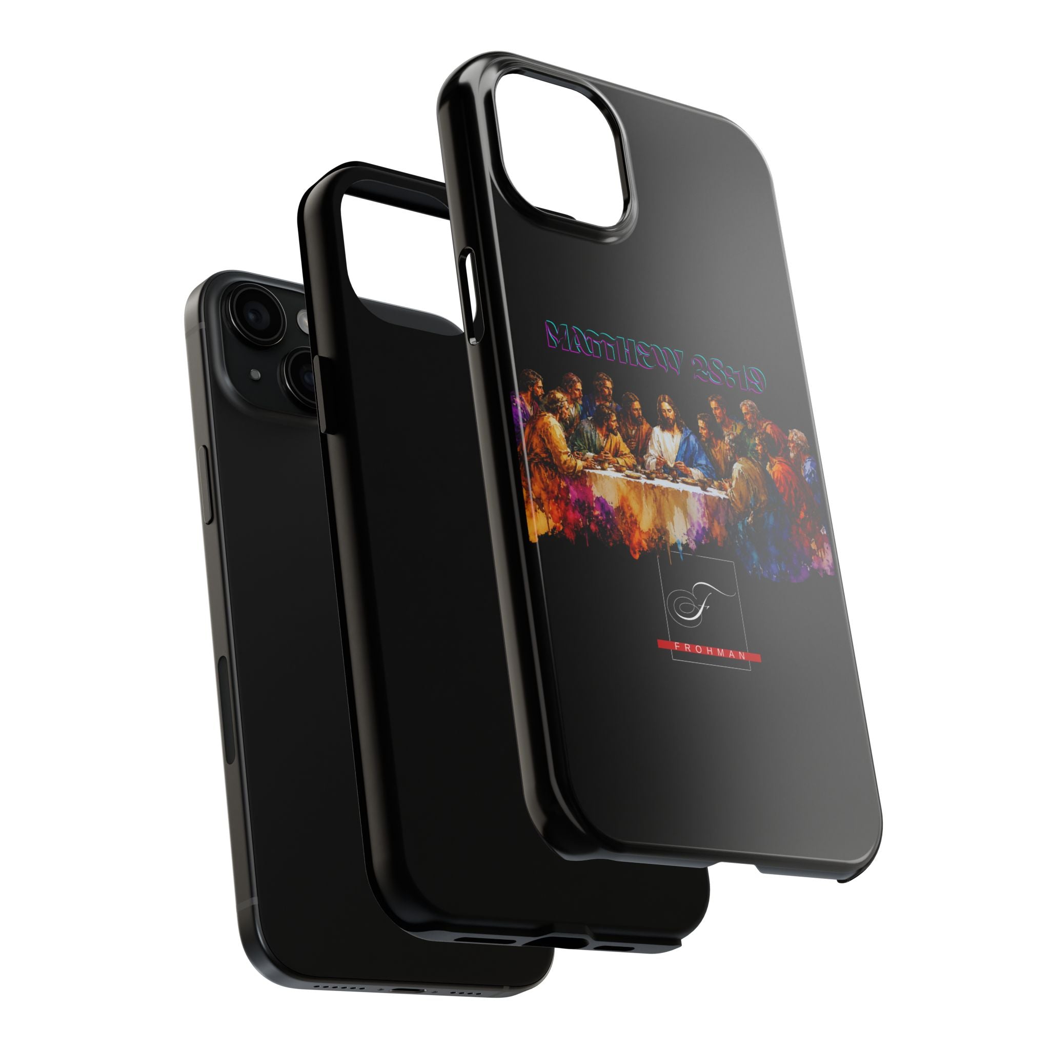 Last Supper Tough Phone Case – Colorful Jesus & Disciples Protective Cover
