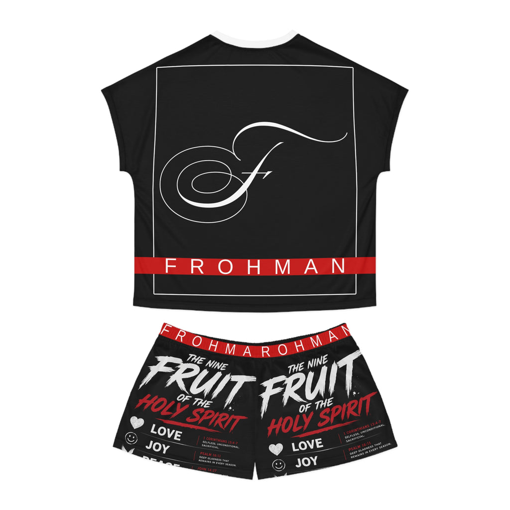 Women's Pajama Set - 'The Nine Fruit of the Holy Spirit' Christian Sleepwear