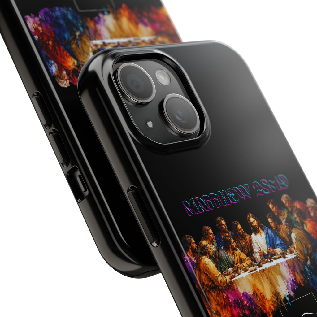 Last Supper Tough Phone Case – Colorful Jesus & Disciples Protective Cover