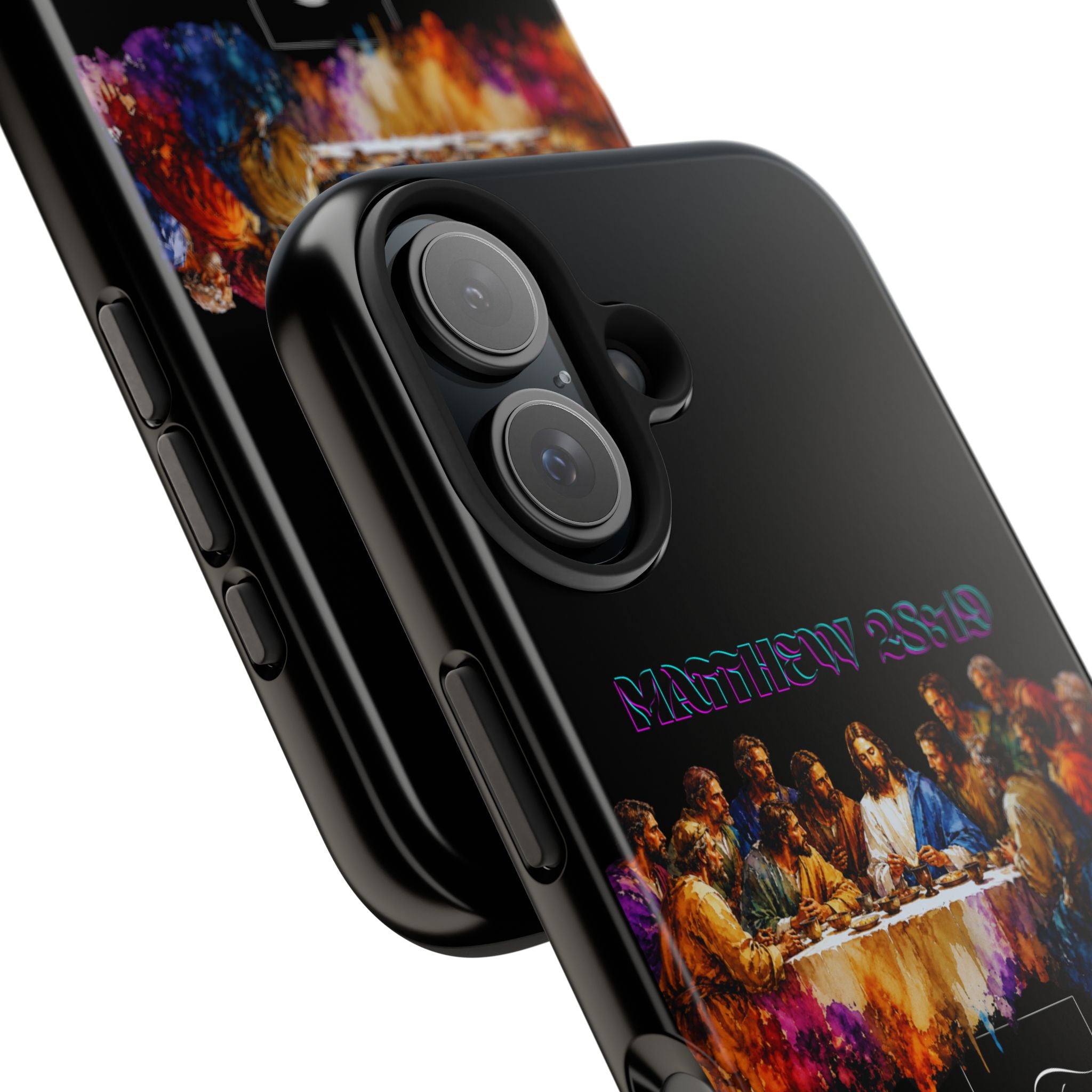 Last Supper Tough Phone Case – Colorful Jesus & Disciples Protective Cover