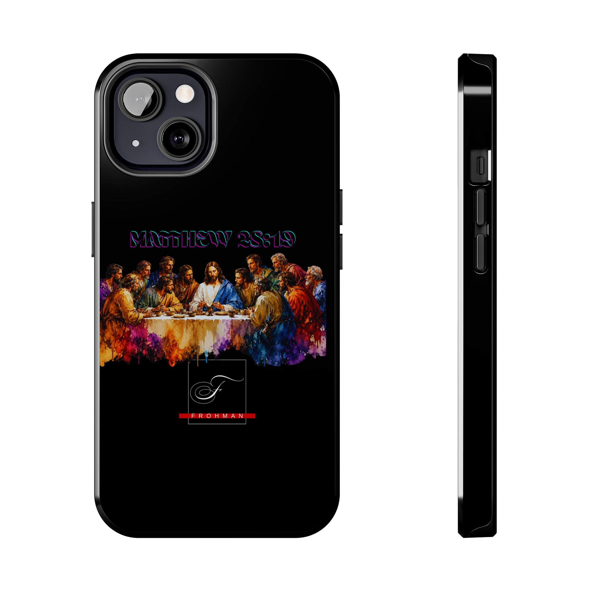 Last Supper Tough Phone Case – Colorful Jesus & Disciples Protective Cover
