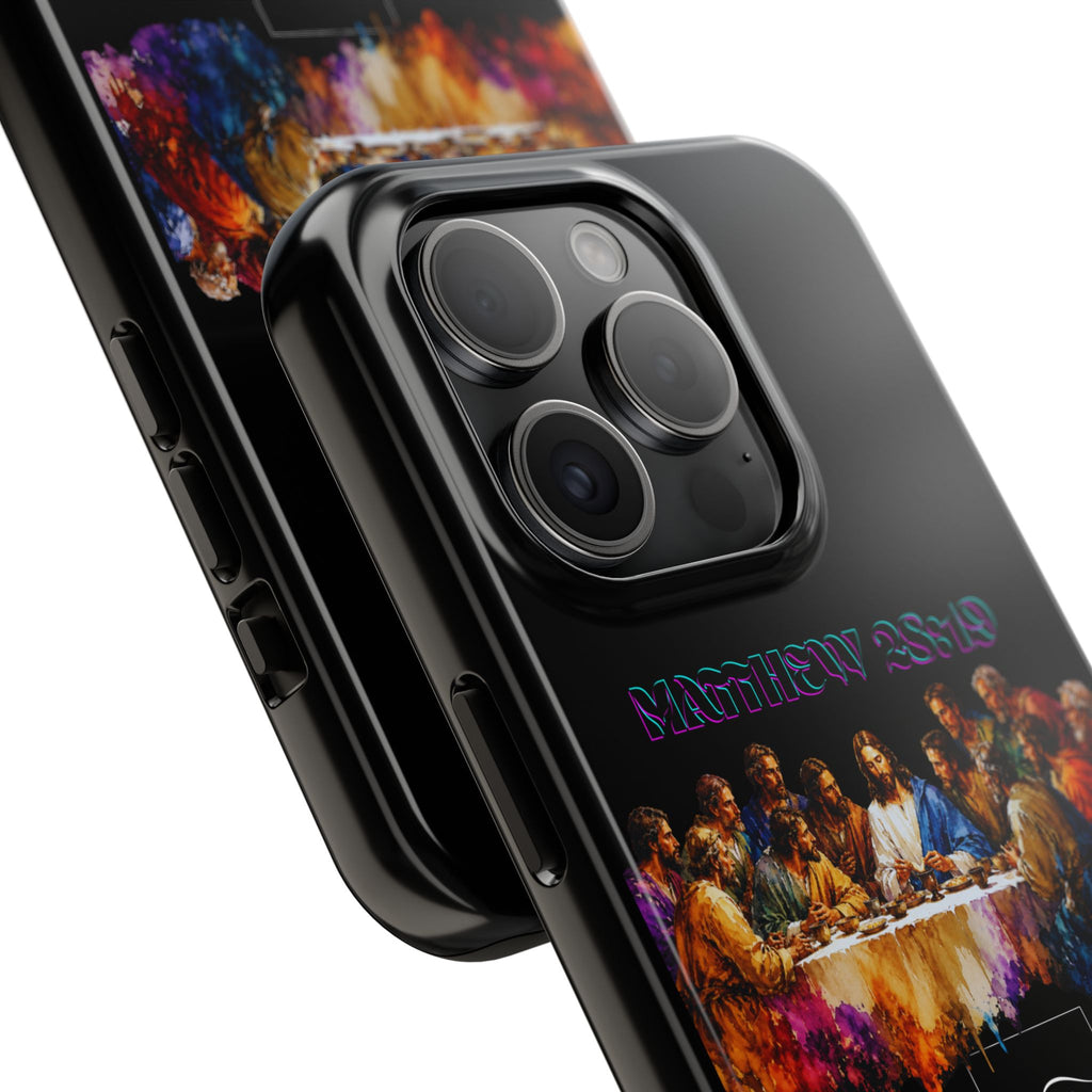 Last Supper Tough Phone Case – Colorful Jesus & Disciples Protective Cover