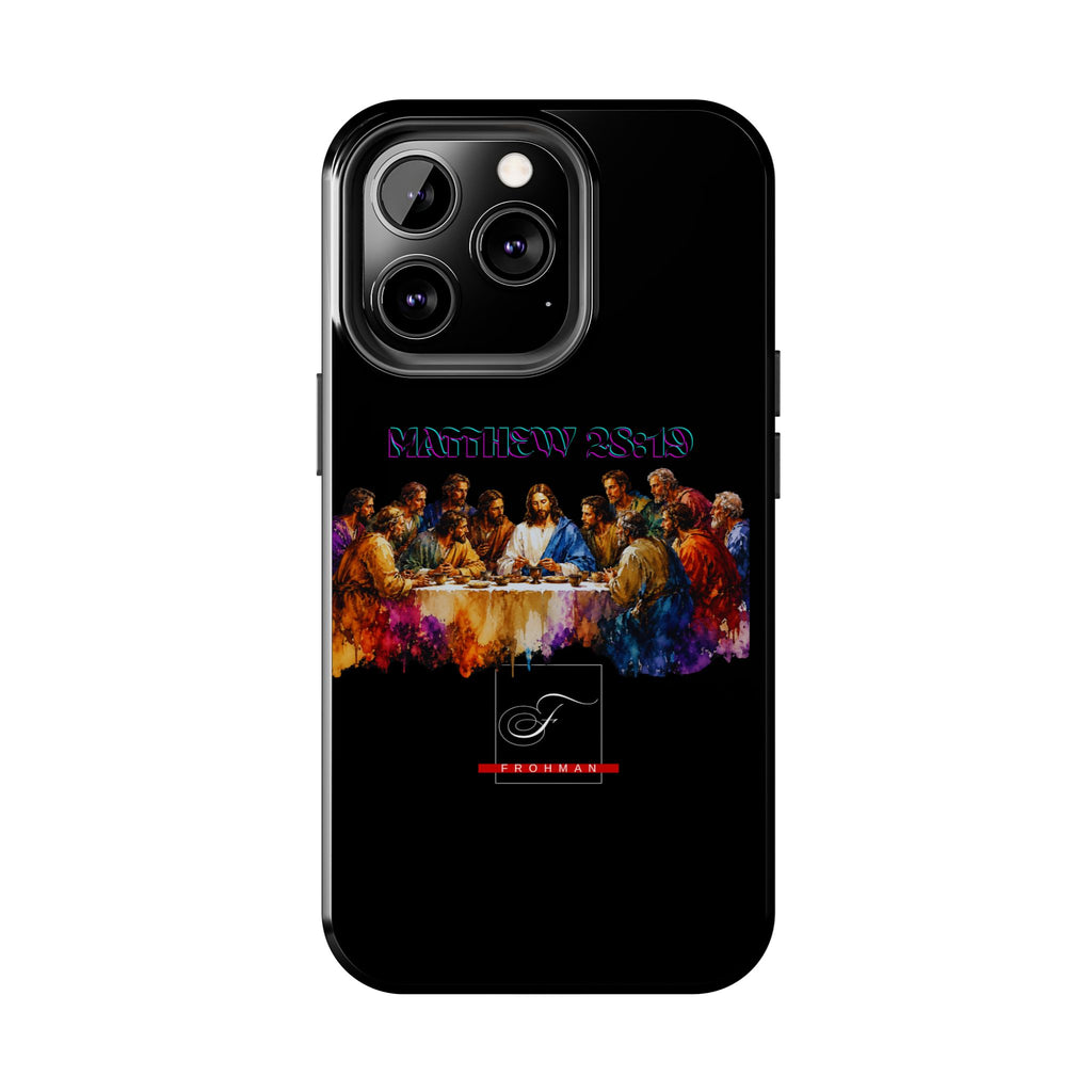 Last Supper Tough Phone Case – Colorful Jesus & Disciples Protective Cover