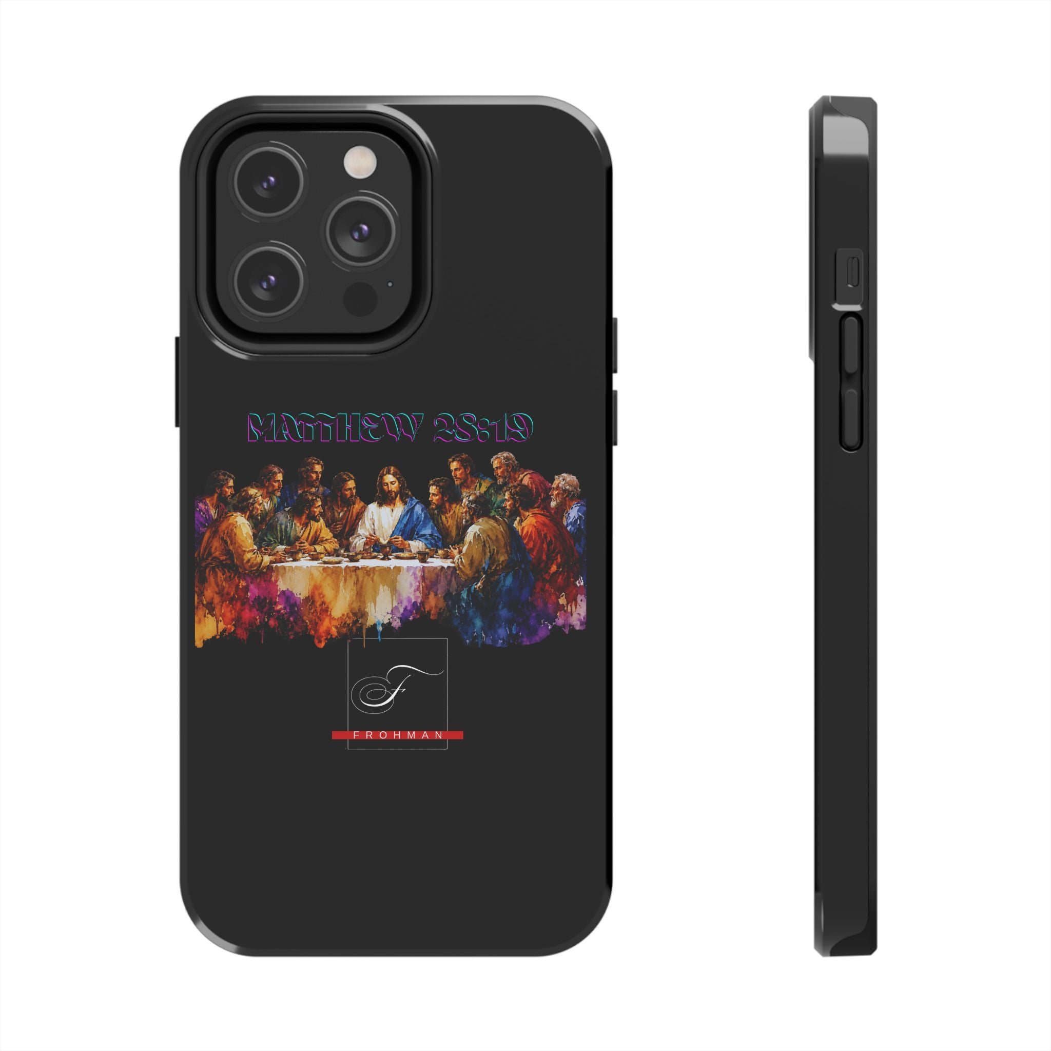Last Supper Tough Phone Case – Colorful Jesus & Disciples Protective Cover