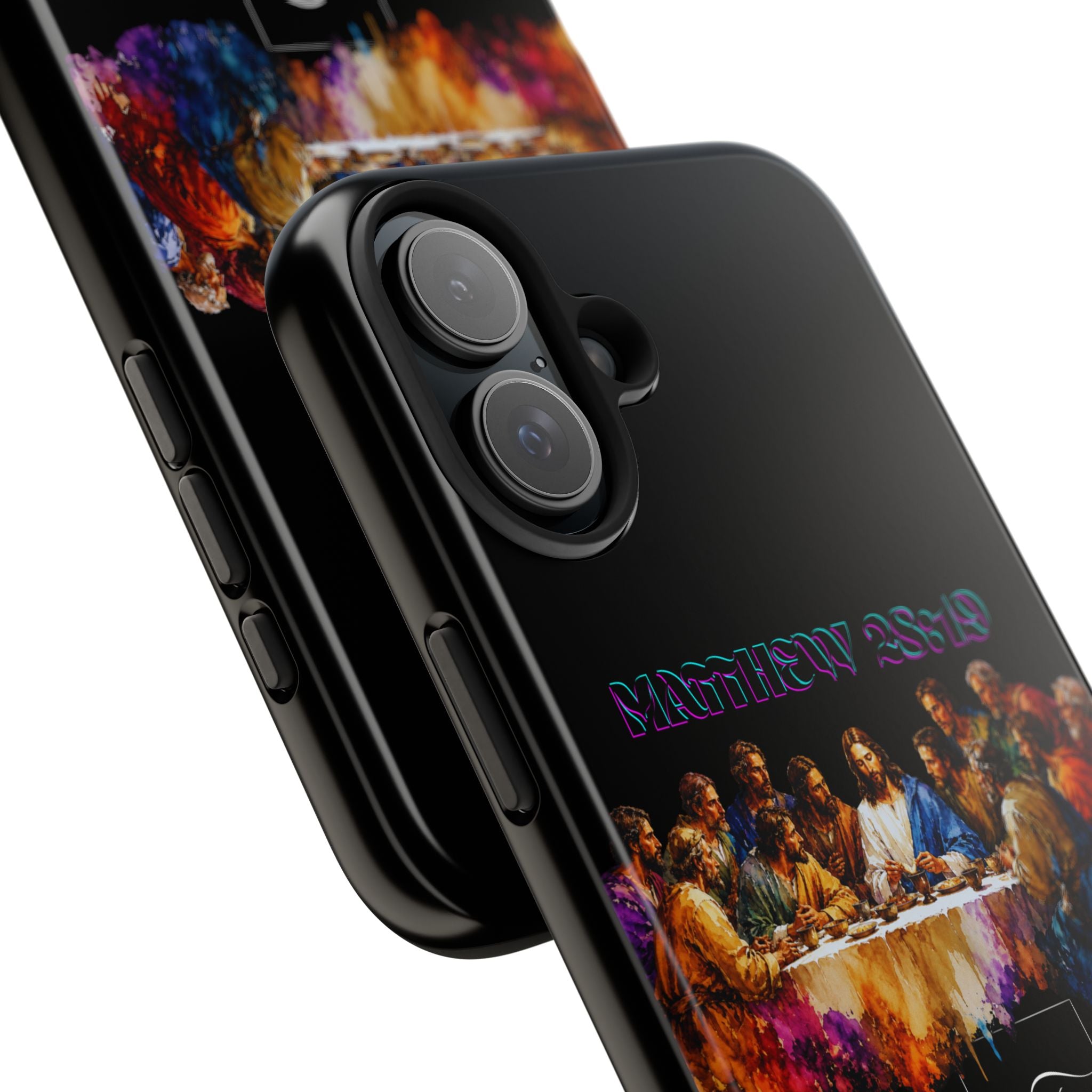Last Supper Tough Phone Case – Colorful Jesus & Disciples Protective Cover