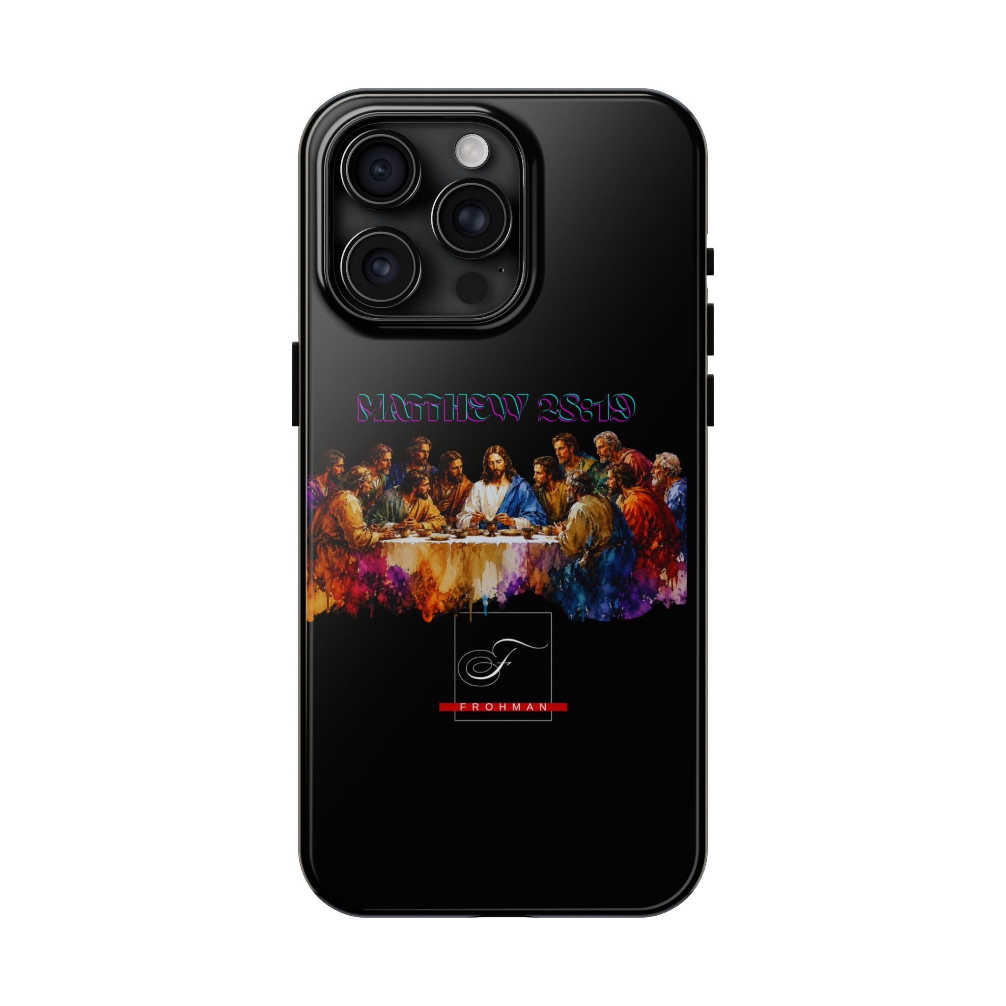 Last Supper Tough Phone Case – Colorful Jesus & Disciples Protective Cover