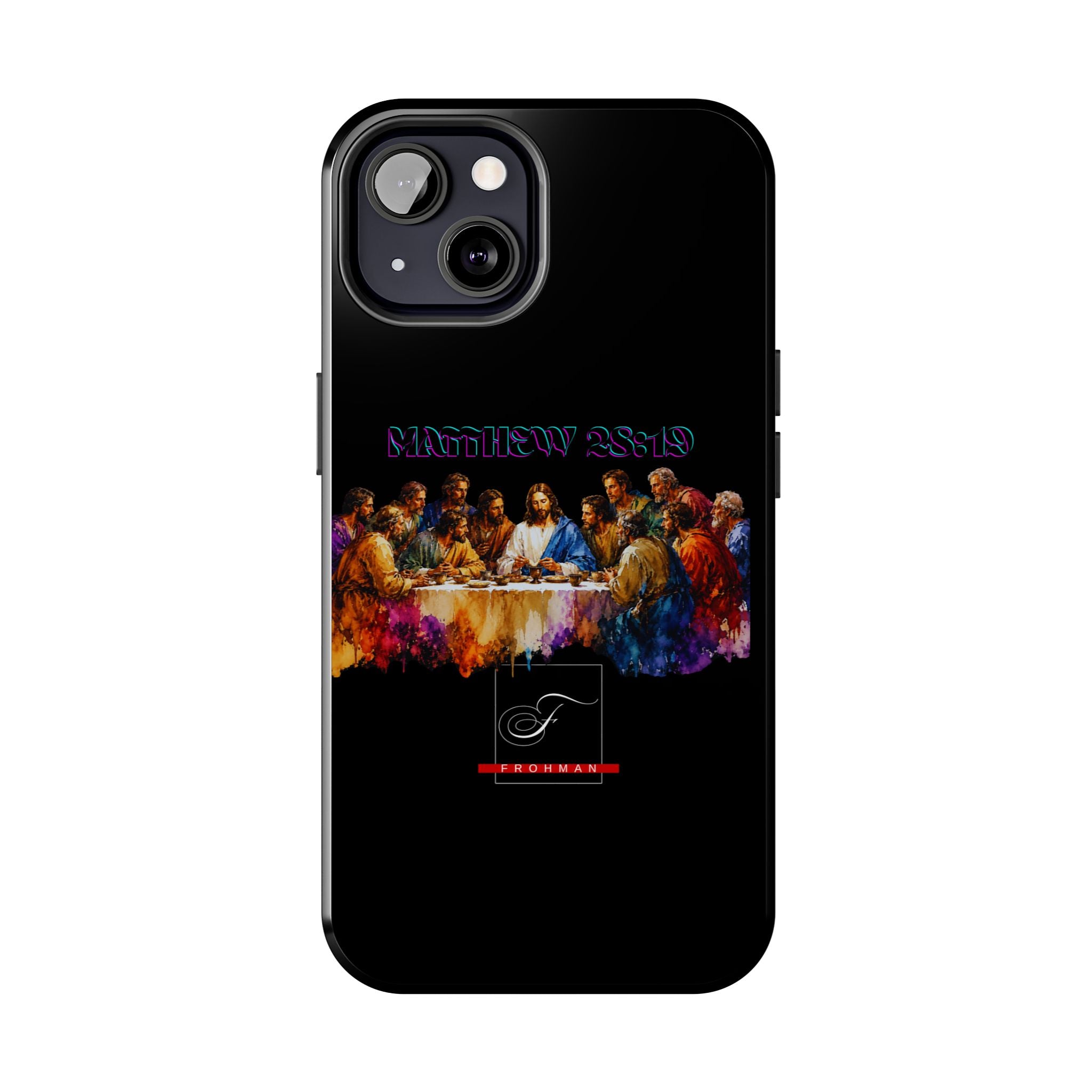 Last Supper Tough Phone Case – Colorful Jesus & Disciples Protective Cover