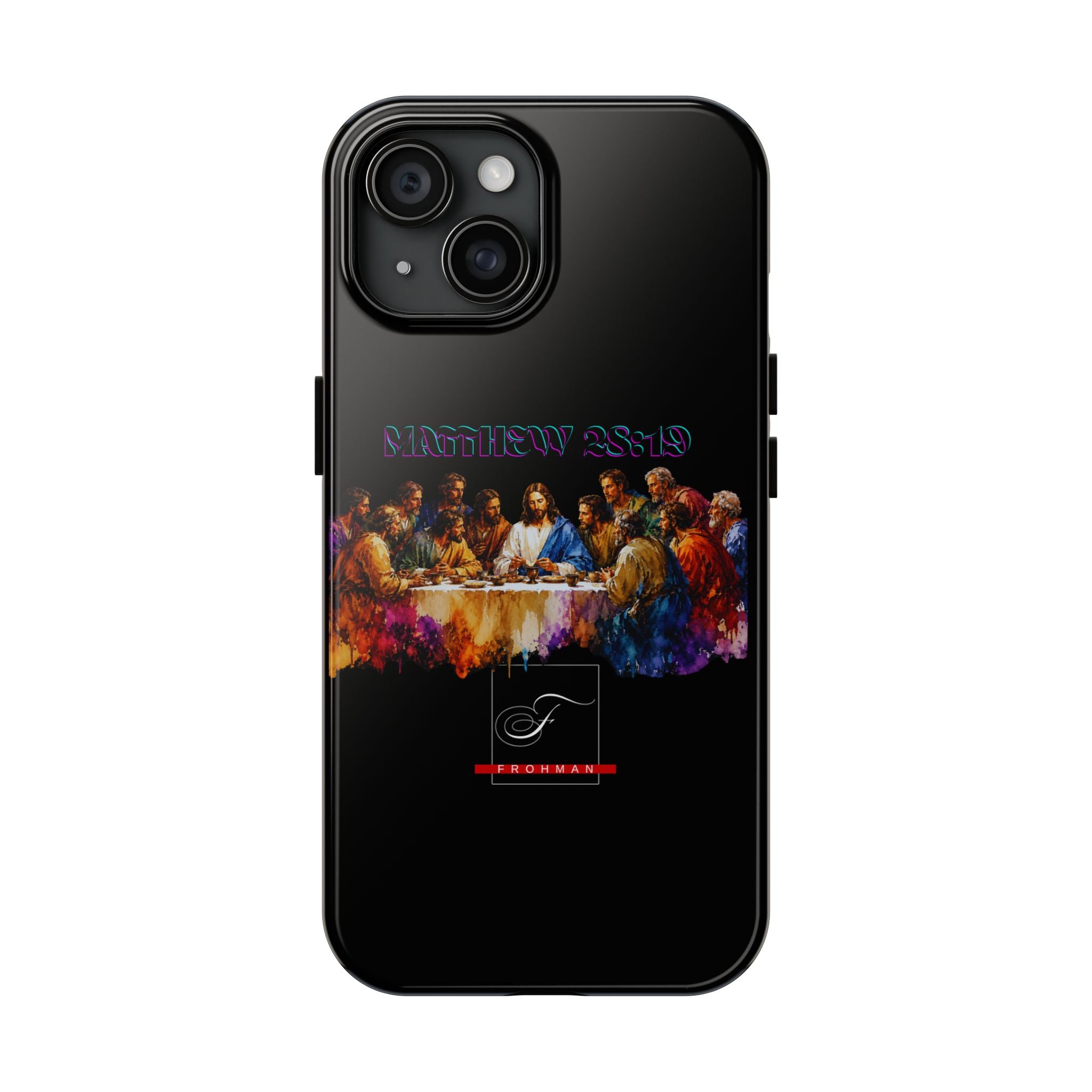 Last Supper Tough Phone Case – Colorful Jesus & Disciples Protective Cover
