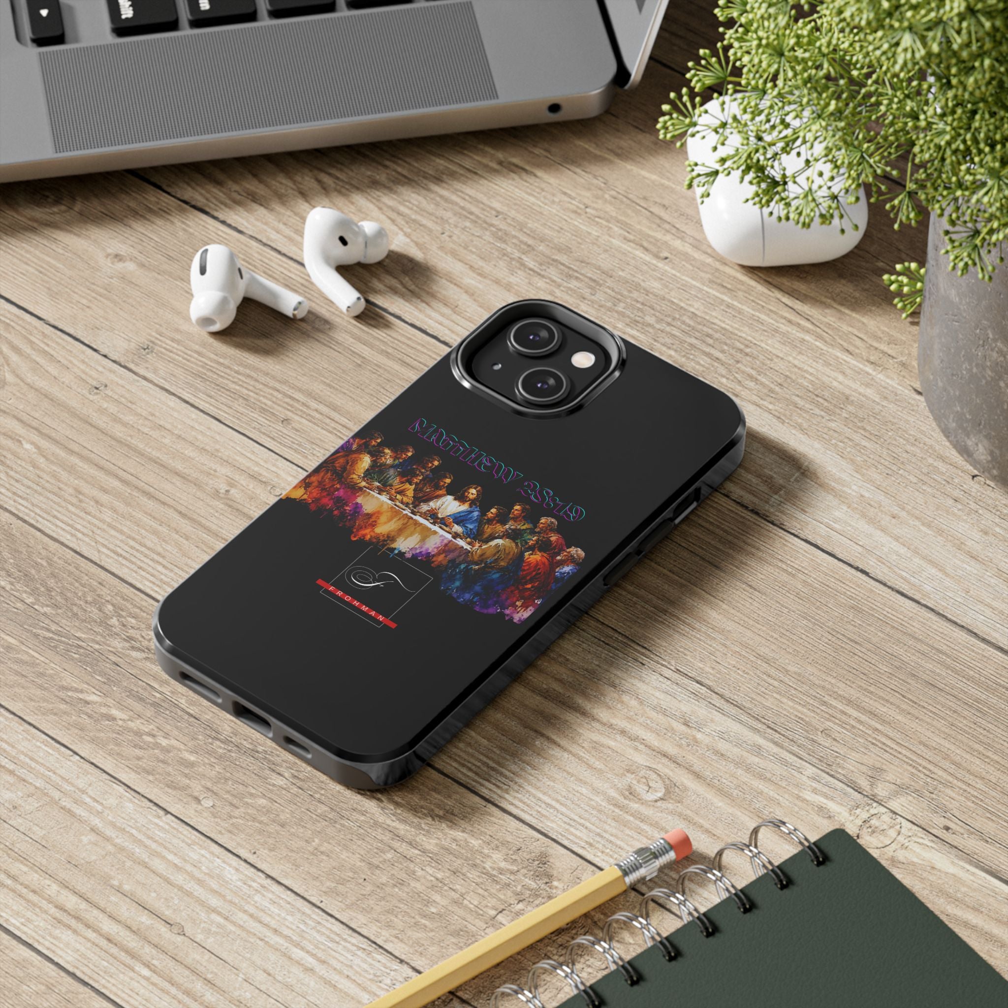 Last Supper Tough Phone Case – Colorful Jesus & Disciples Protective Cover