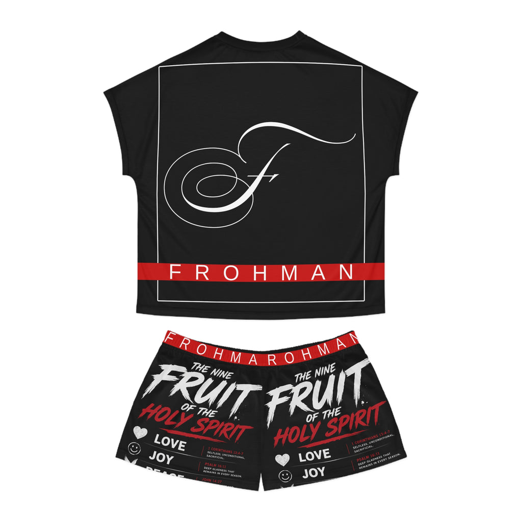 Women's Pajama Set - 'The Nine Fruit of the Holy Spirit' Christian Sleepwear
