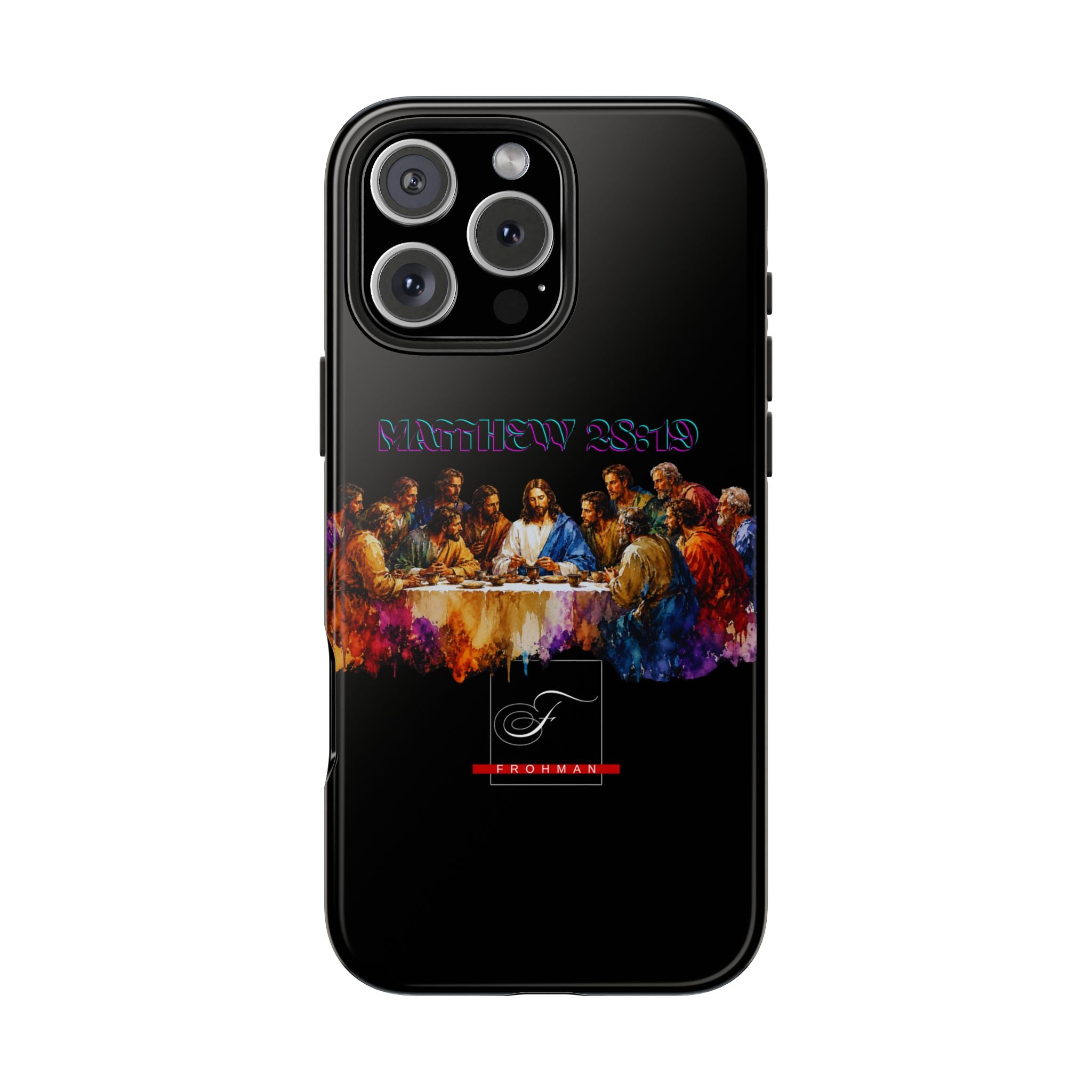 Last Supper Tough Phone Case – Colorful Jesus & Disciples Protective Cover