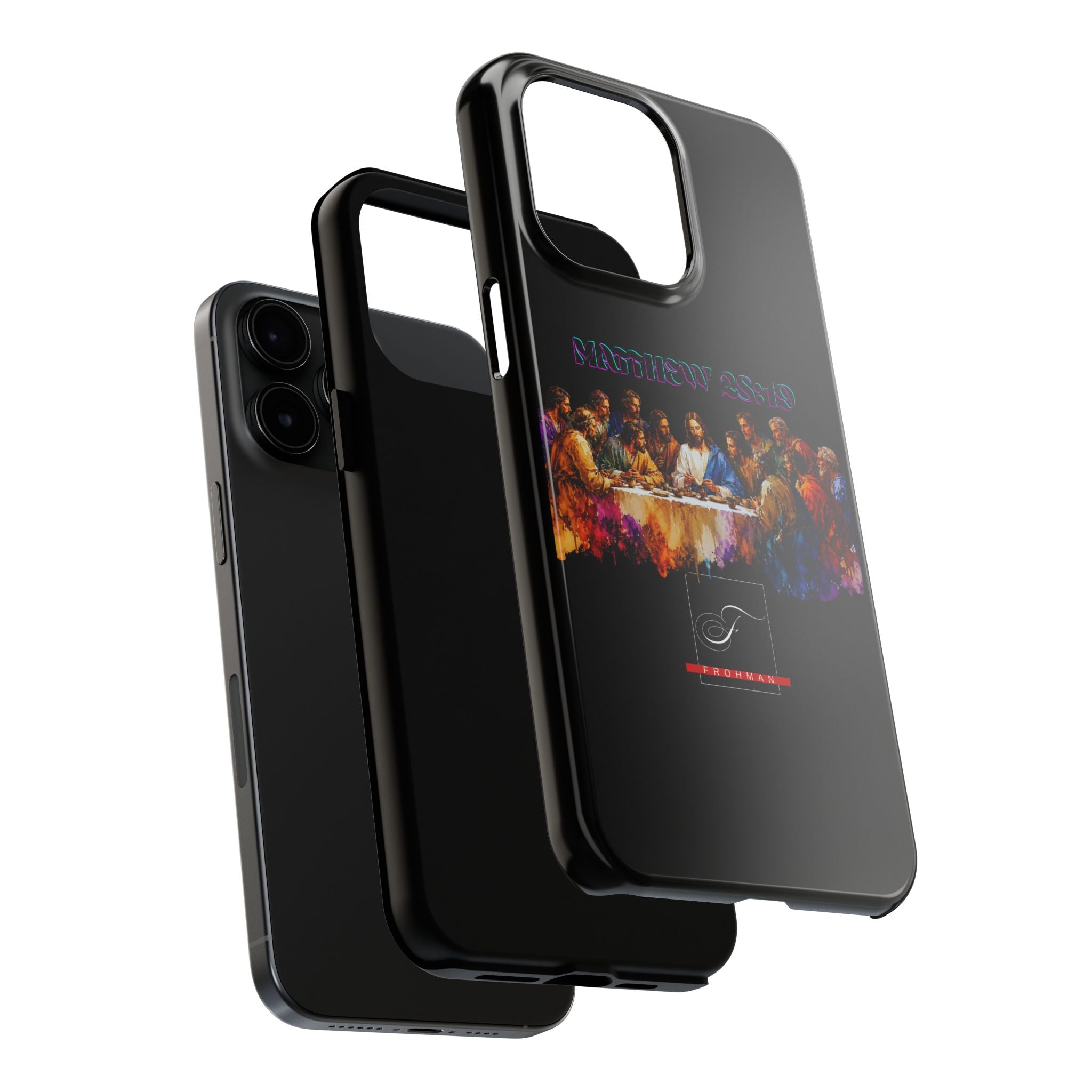 Last Supper Tough Phone Case – Colorful Jesus & Disciples Protective Cover