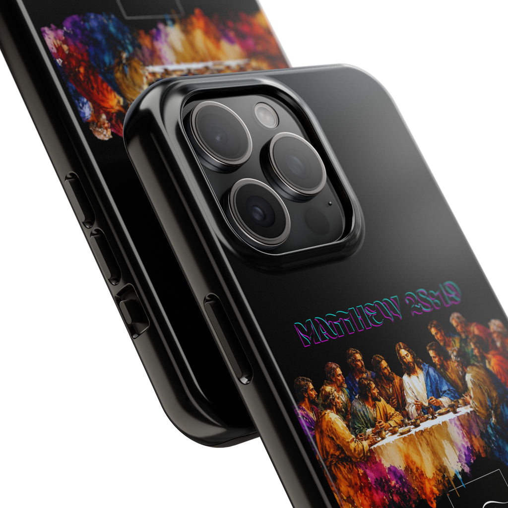 Last Supper Tough Phone Case – Colorful Jesus & Disciples Protective Cover