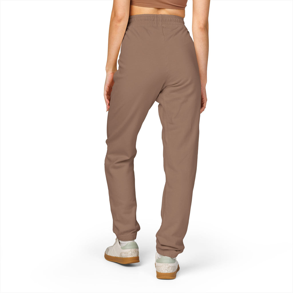 Tree of Life Graphic Sweatpants — Garment-Dyed Fleece Joggers