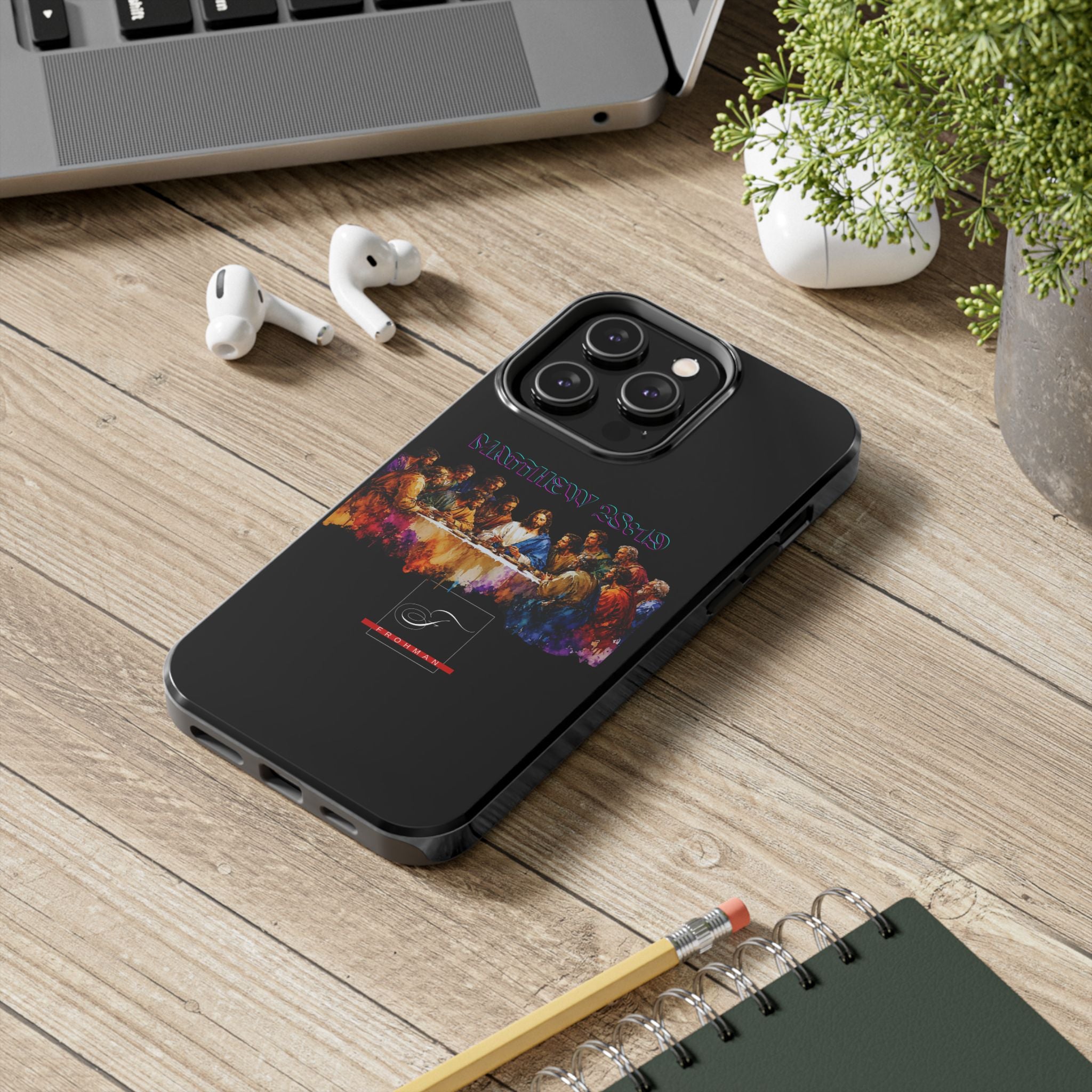 Last Supper Tough Phone Case – Colorful Jesus & Disciples Protective Cover