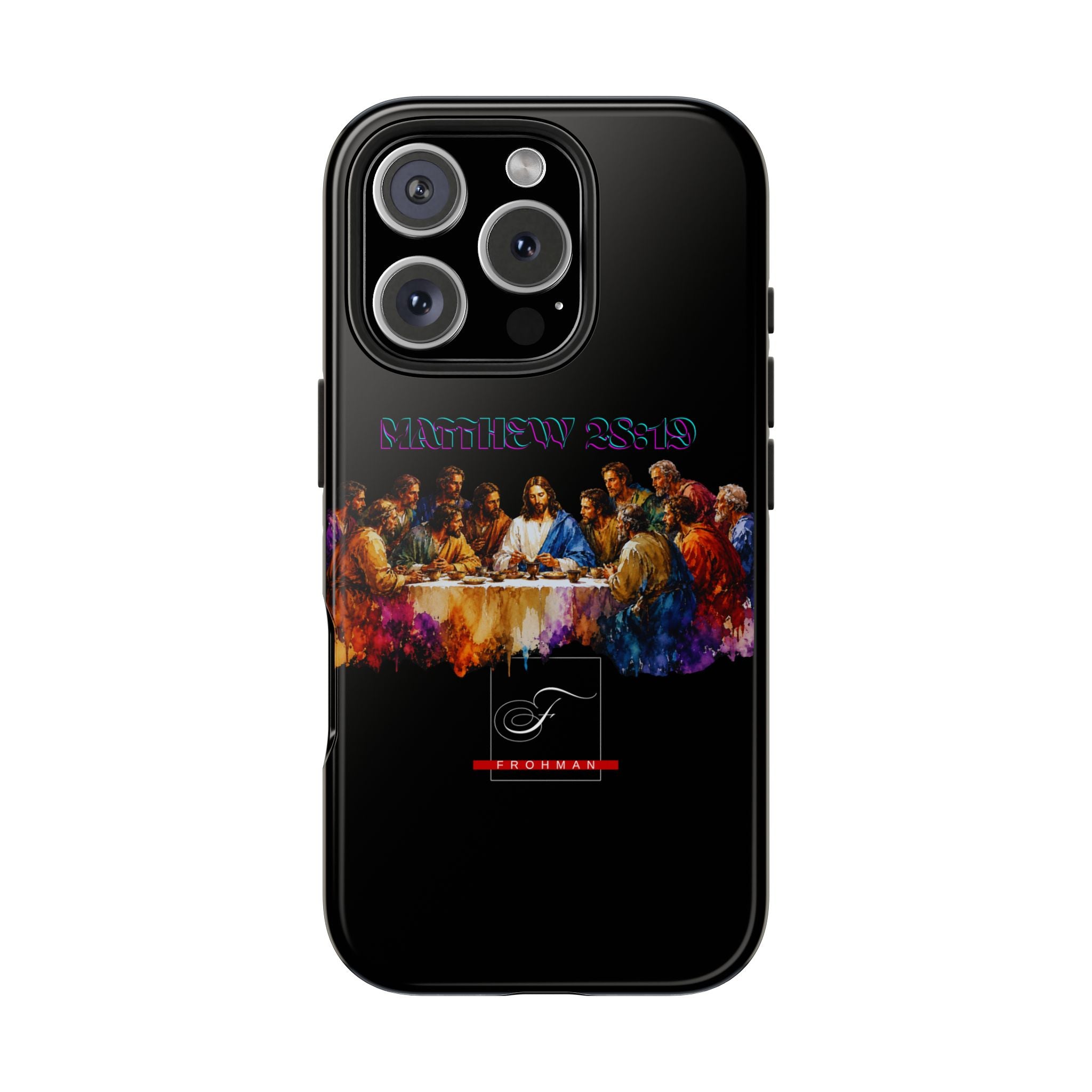 Last Supper Tough Phone Case – Colorful Jesus & Disciples Protective Cover
