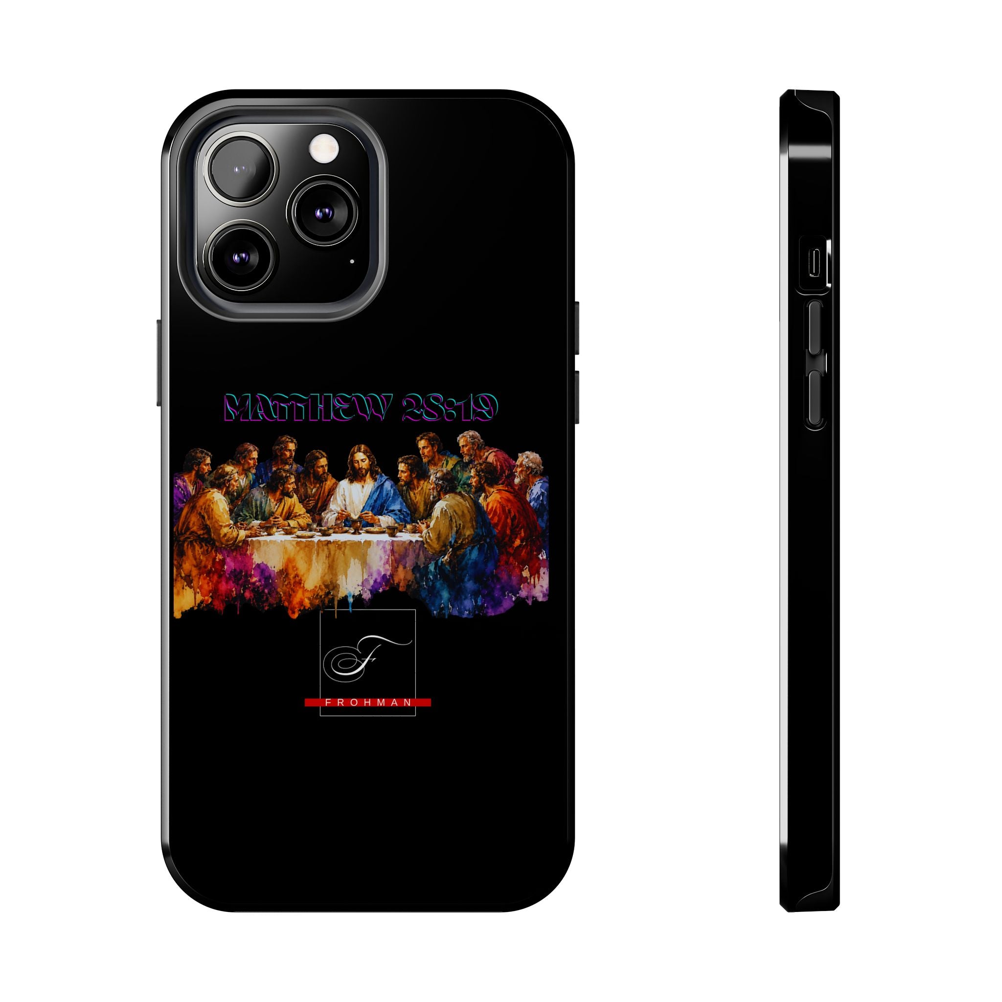 Last Supper Tough Phone Case – Colorful Jesus & Disciples Protective Cover