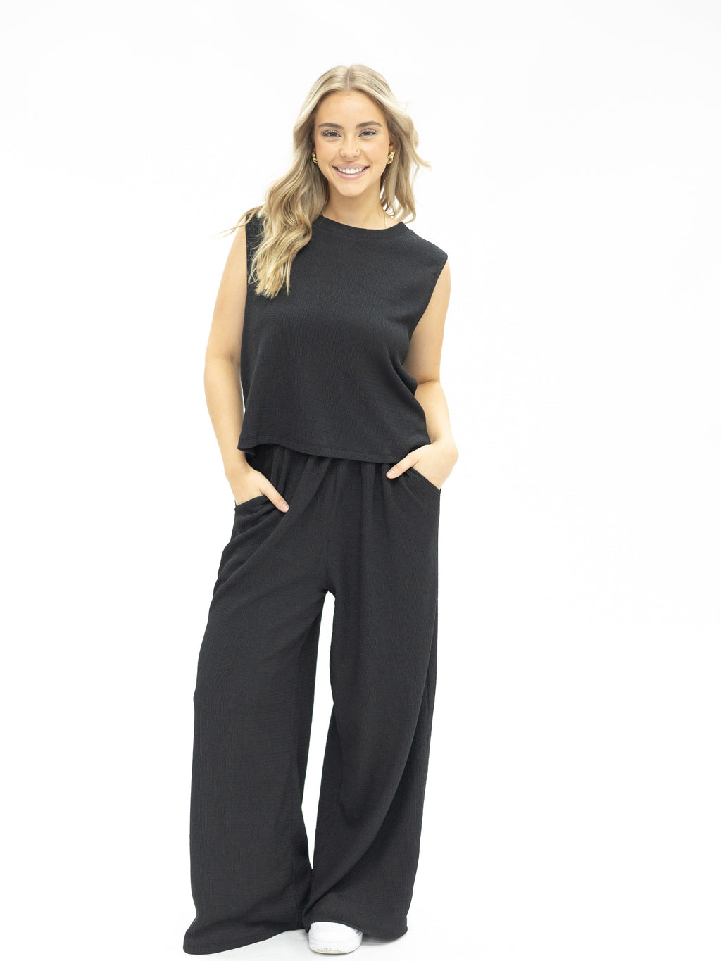 Hermana Earhart Pants, Black