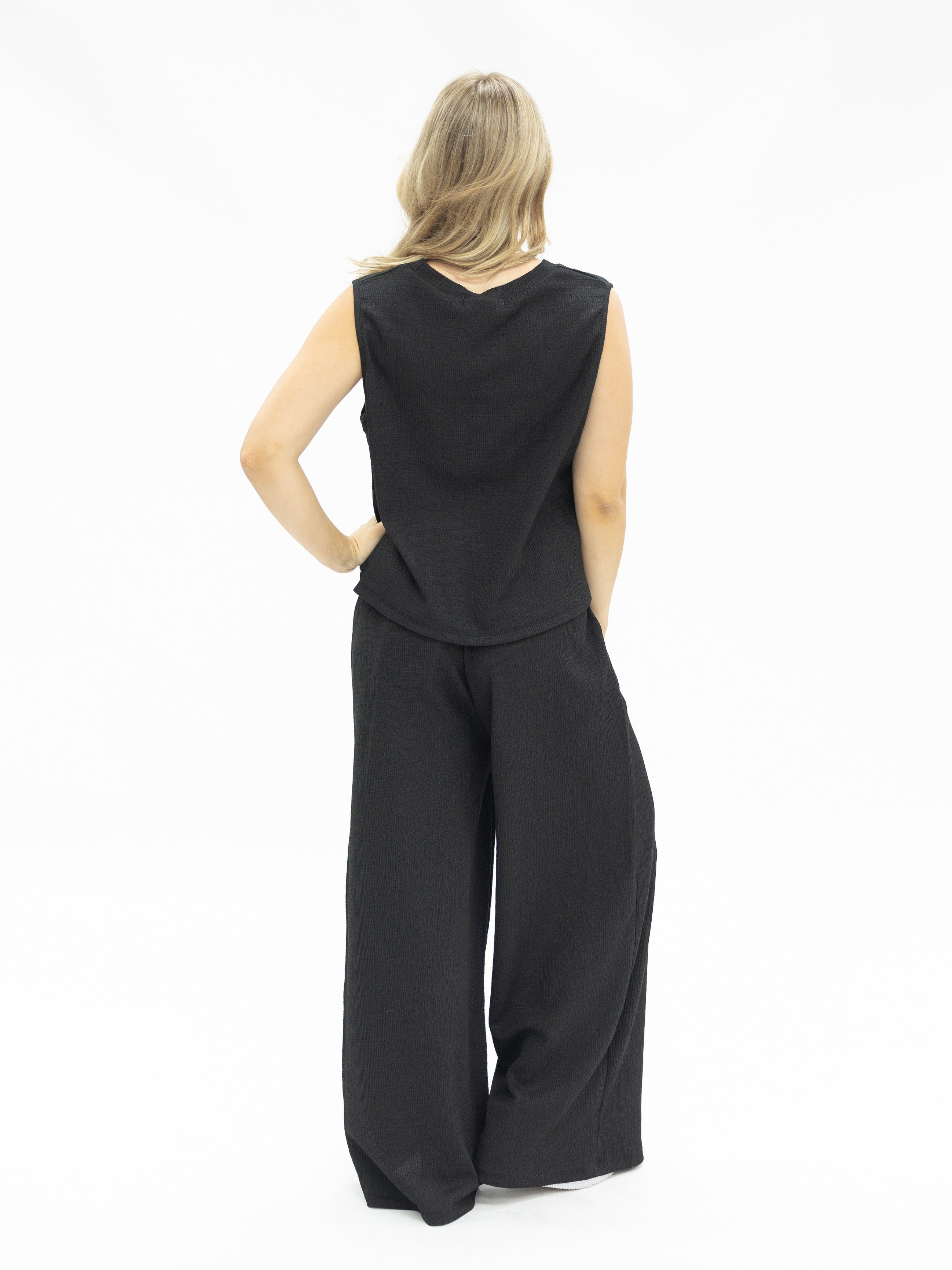 Hermana Earhart Pants, Black