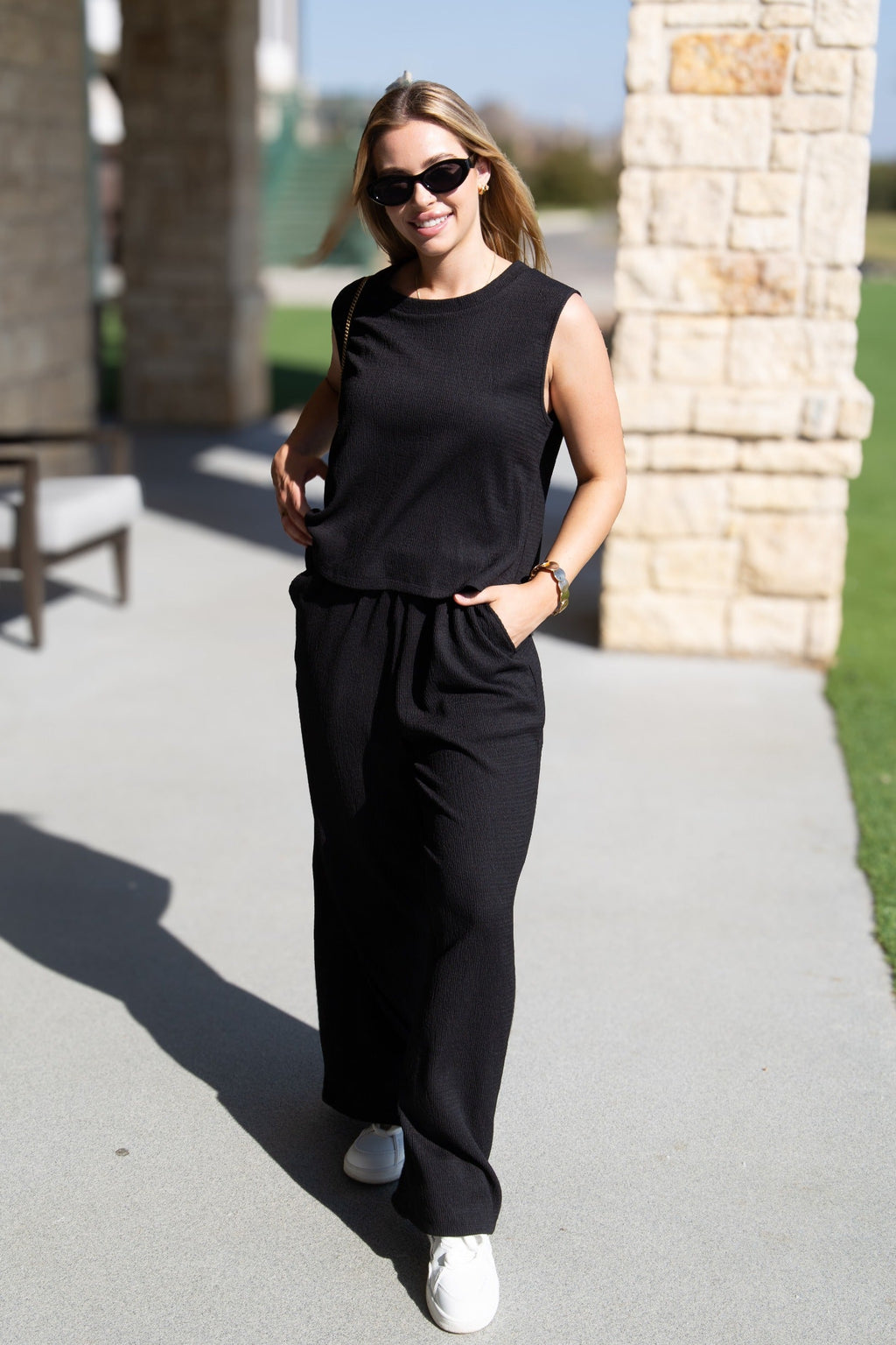 Hermana Earhart Pants, Black