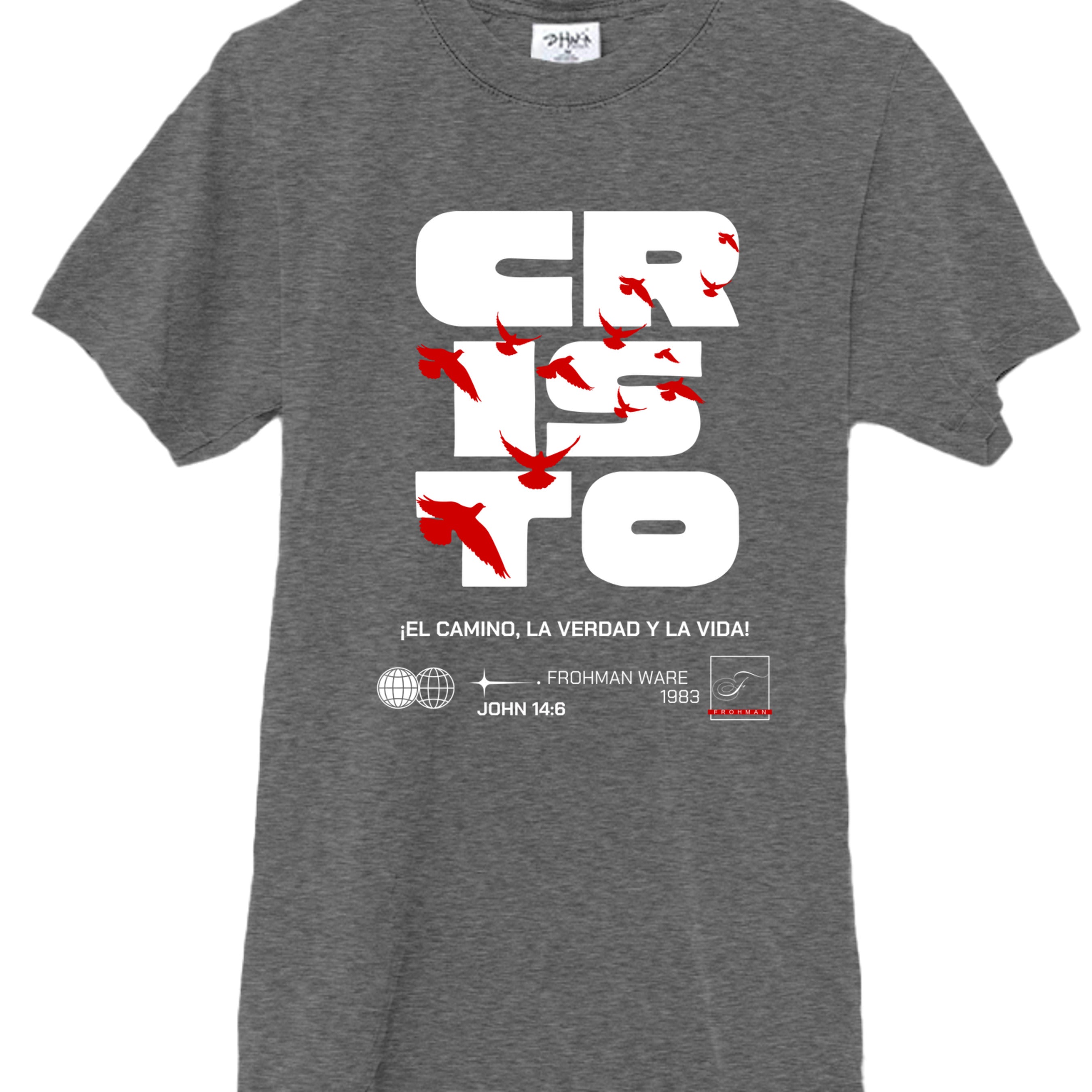 Charcoal Grey Heather - SHMHSS - FRONT